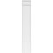 Ekena Millwork Plain PVC Pilaster w/Decorative Capital & Base, 8"W x 48"H x 2"P PILP08X048SM02-2 - alternate 3